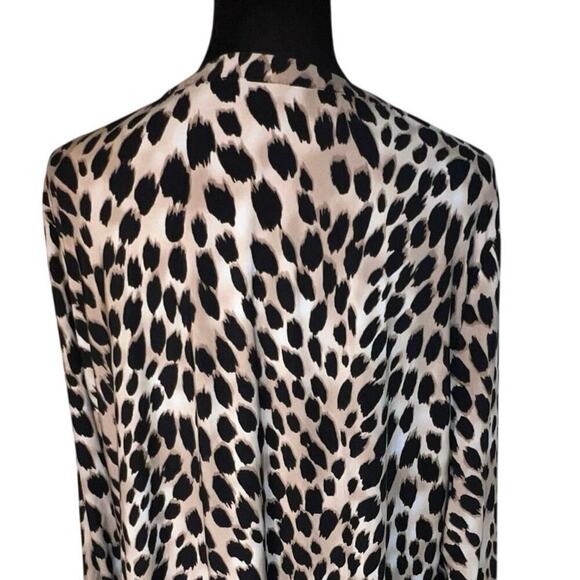 INC women’s 3X Animal Print stretchy Gold-tone
Zipper Y2K GypsyGoth Tunic - Picture 4 of 8